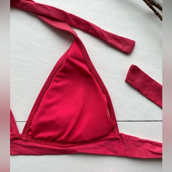 Mossimo Target Hot Pink Bikini L/S - Picture 3 of 10